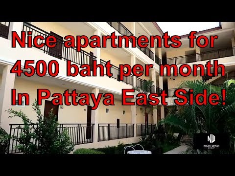 Cheap Apartment East Pattaya for 4500 baht per month that's $146usd