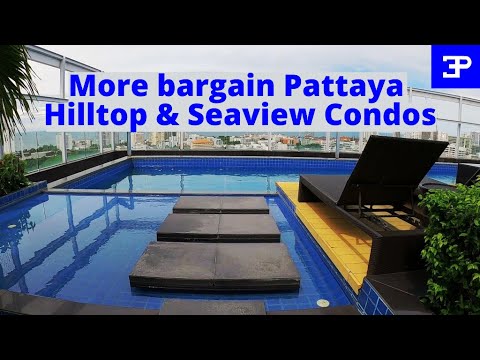 Pattaya cost of retired living, Cheap, Good quality condos with Sea views and Hilltop views
