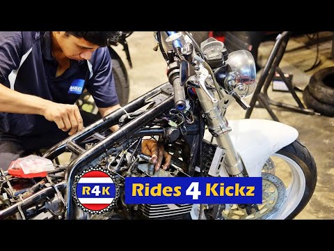Rebuilding my Yamaha XJR400 in Thailand