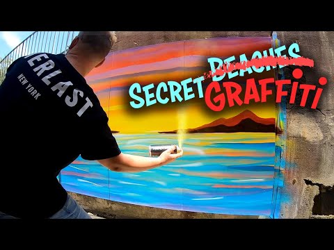 Secret Graffiti #2  –  paint Manly / Shelley Beach, Sydney Australia
