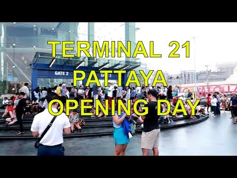 Terminal 21 Pattaya, Opening Day ! Vlog 341