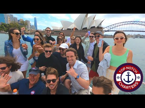 Top Notch Boat Charters [60sec Promo Vid] –  Boys & Girls PARTY – Sydney Harbour Summer 2021