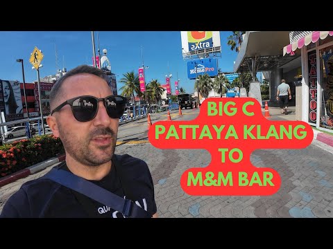 A short walk to M&M Bar from Big C on Pattaya Klang