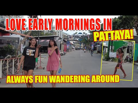 Early morning in the heart of Pattaya, always fun wandering around!