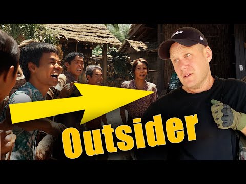 I'm the ONLY farang in the VILLAGE