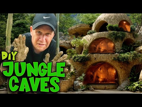 Building a 3-room MUD CAVE | Step by step