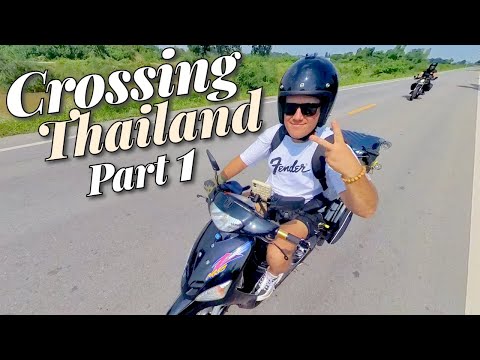 Crossing Thailand by TINY bike – Day #1