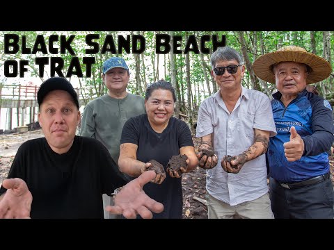Visiting the BLACK SAND BEACH of Trat